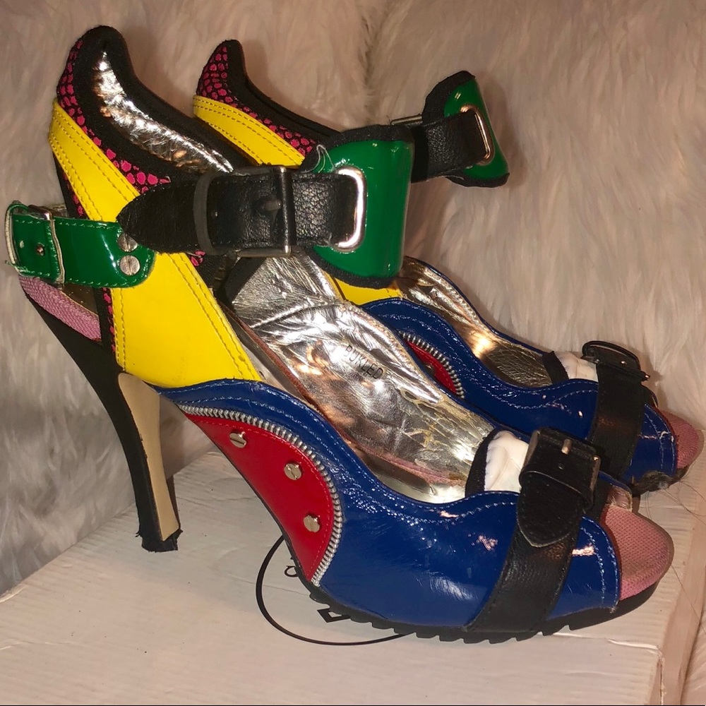 Steve Madden Multi Color Heels
